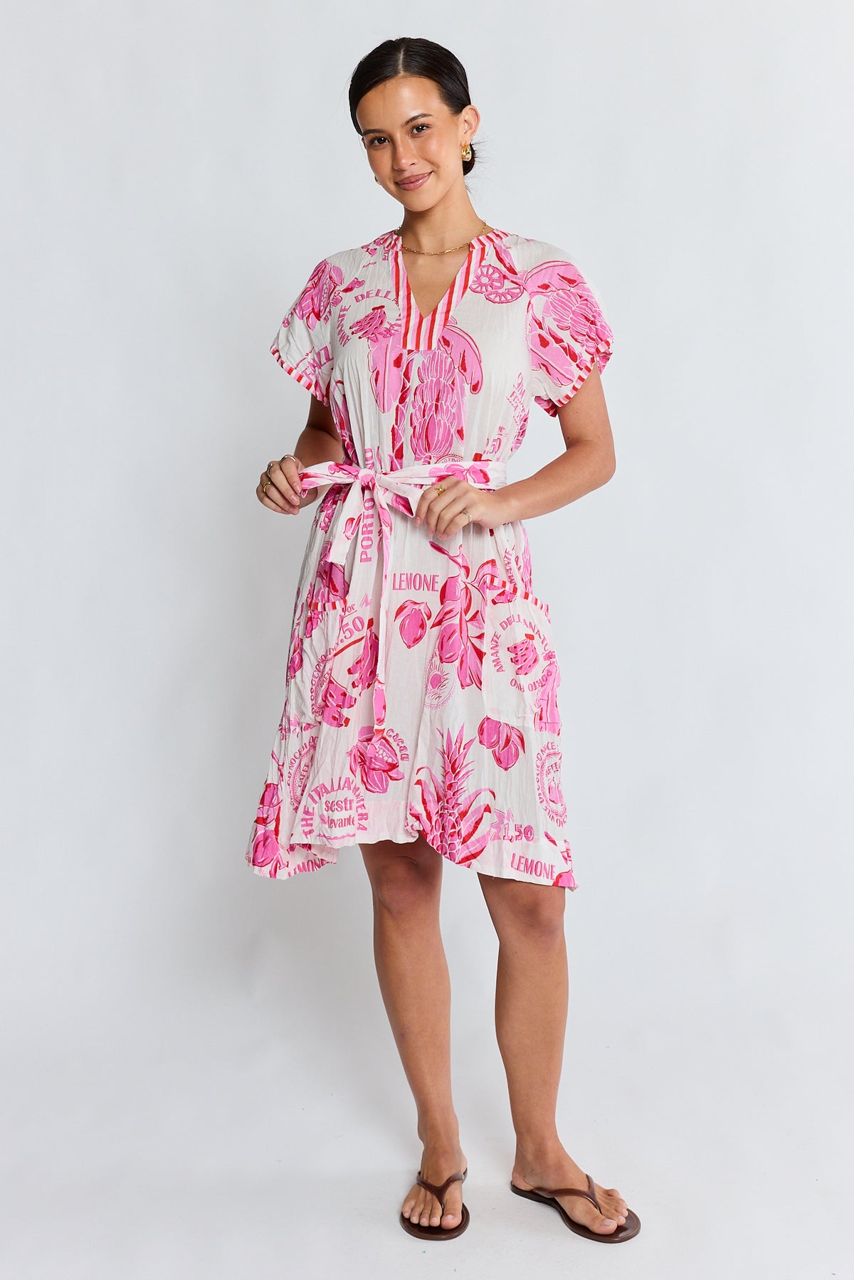 LulaLife Portofino Dress Melon