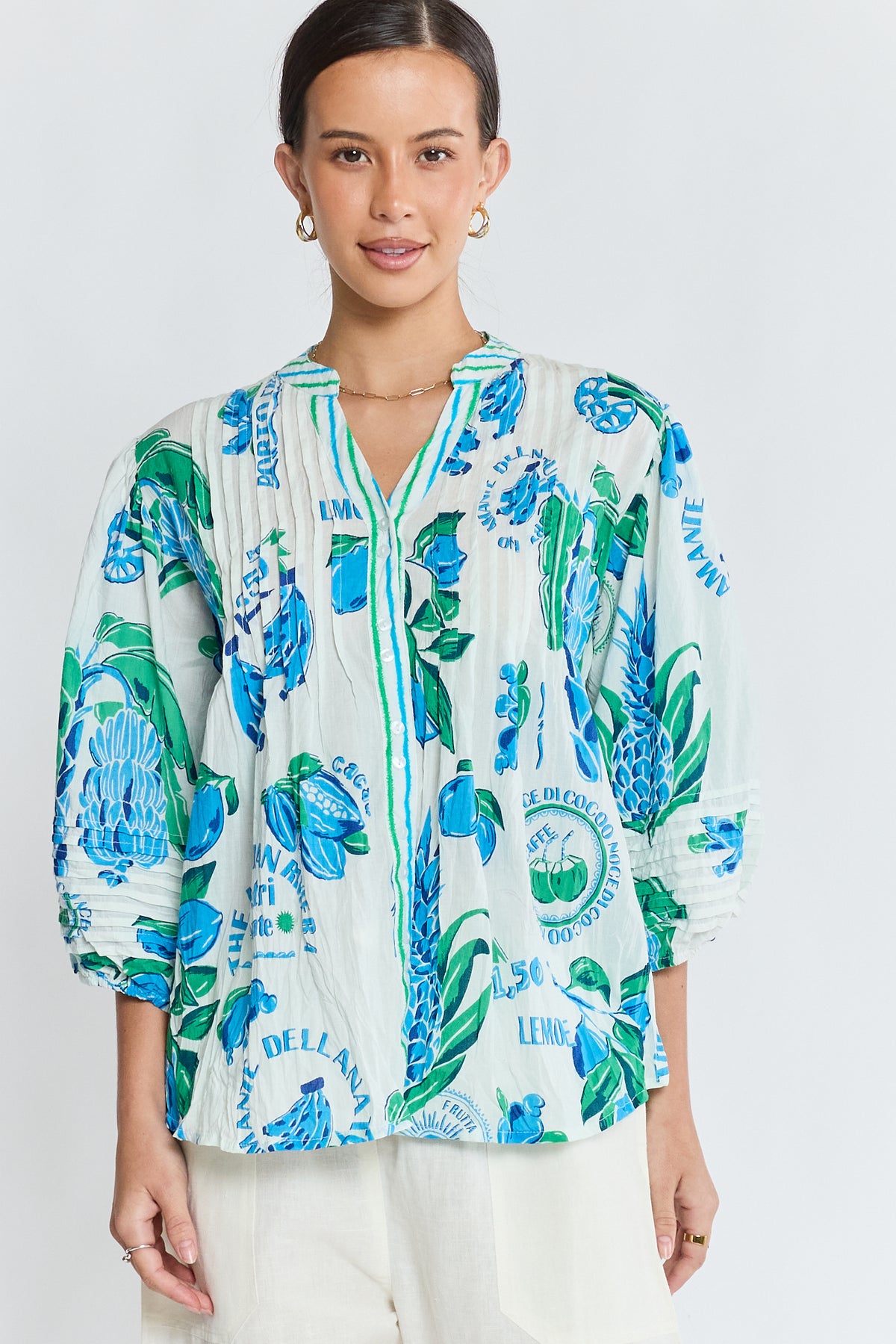 LulaLife Portofino Shirt Lagoon
