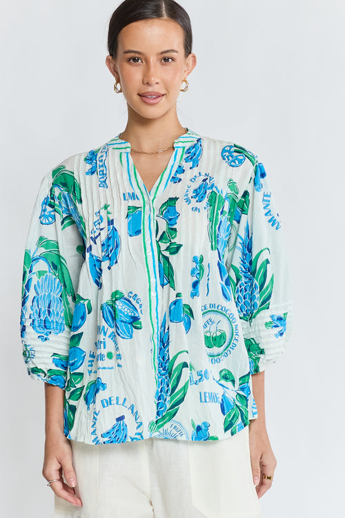 LulaLife Portofino Shirt Lagoon