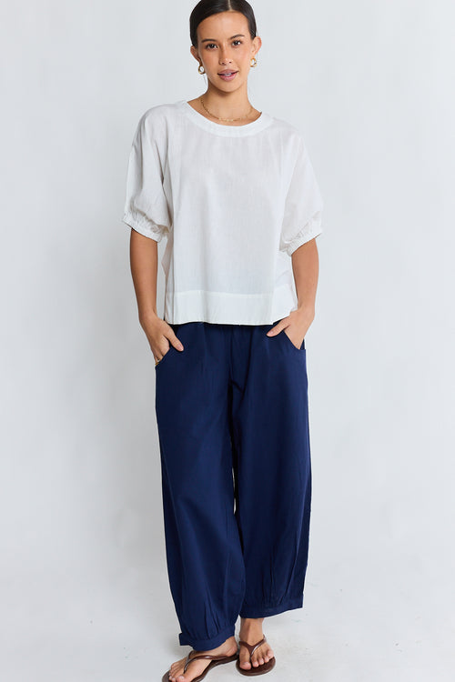 LulaLife Remi Balloon Pant Navy