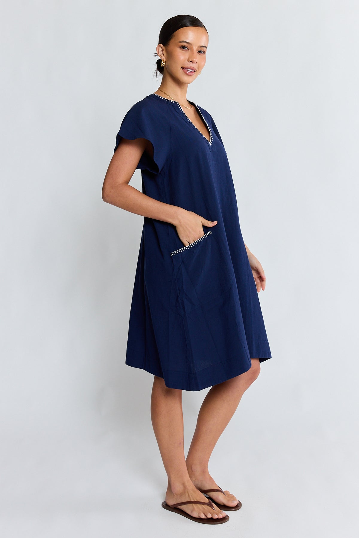 LulaLife Remi Dress Navy