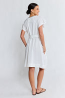 LulaLife Remi Dress White