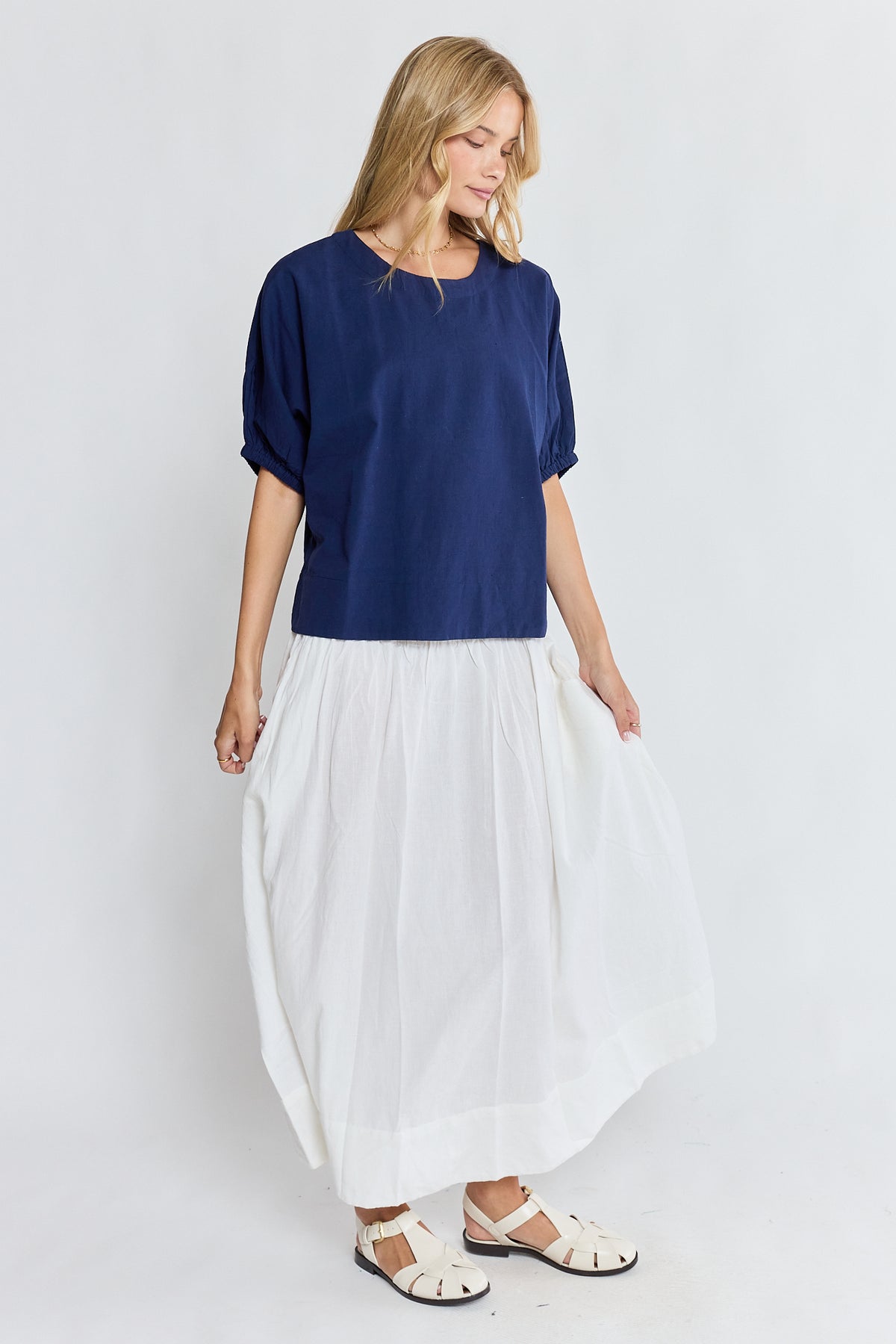 LulaLife Remi Top Navy
