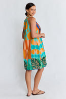LulaLife Rhea Sundress Flame