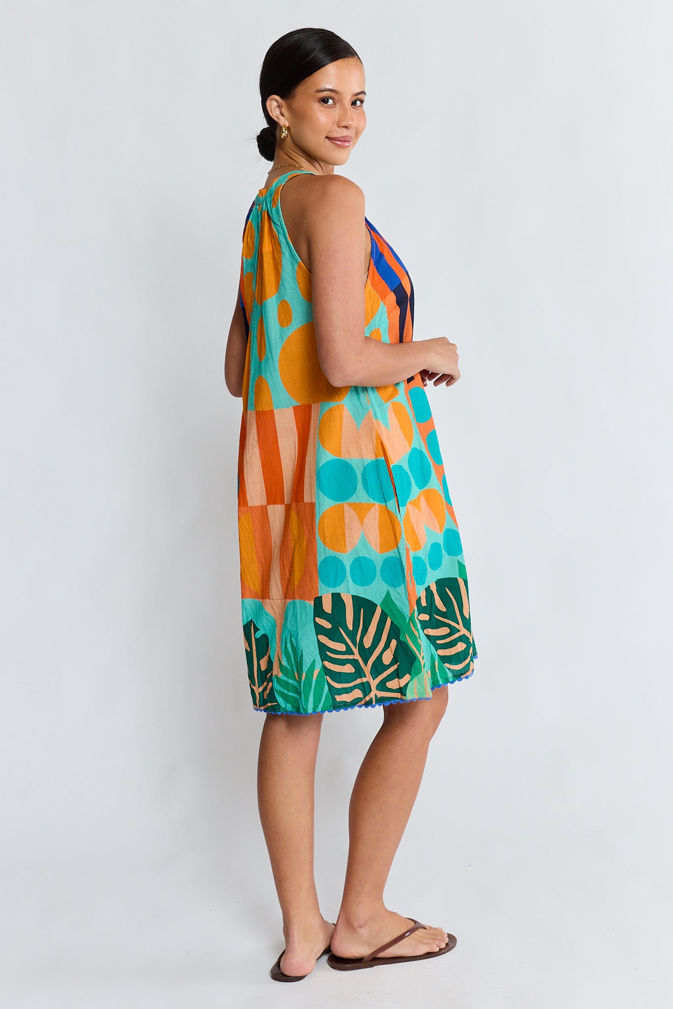 LulaLife Rhea Sundress Flame