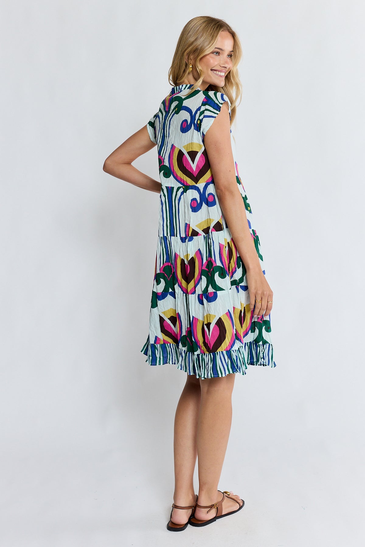 PRE SALE | LulaLife Sadie Tier Dress Ocean