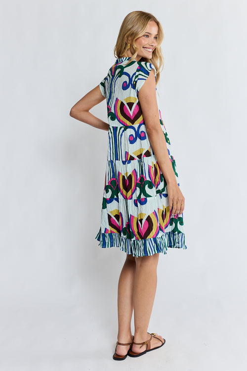 PRE SALE | LulaLife Sadie Tier Dress Ocean
