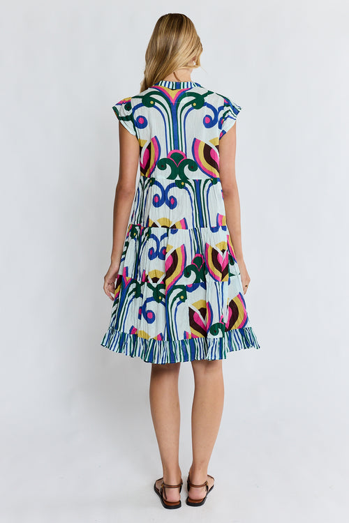 PRE SALE | LulaLife Sadie Tier Dress Ocean