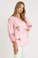 LulaLife Sahara Top Candy Stripe