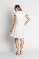 LulaLife Shayna Tiered Dress White