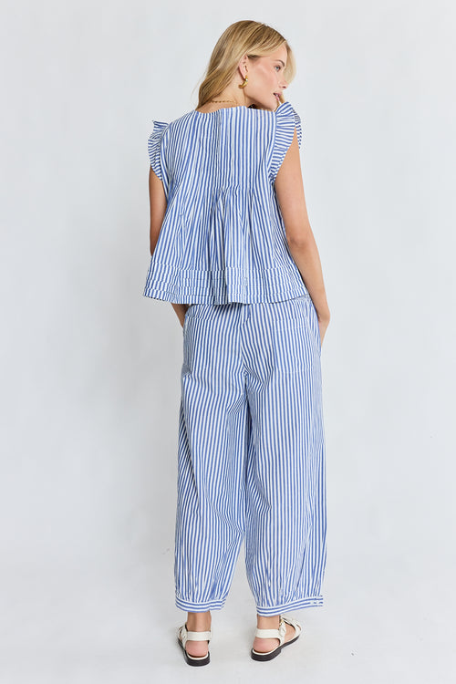 LulaLife Sylvie Balloon Pant Stripe