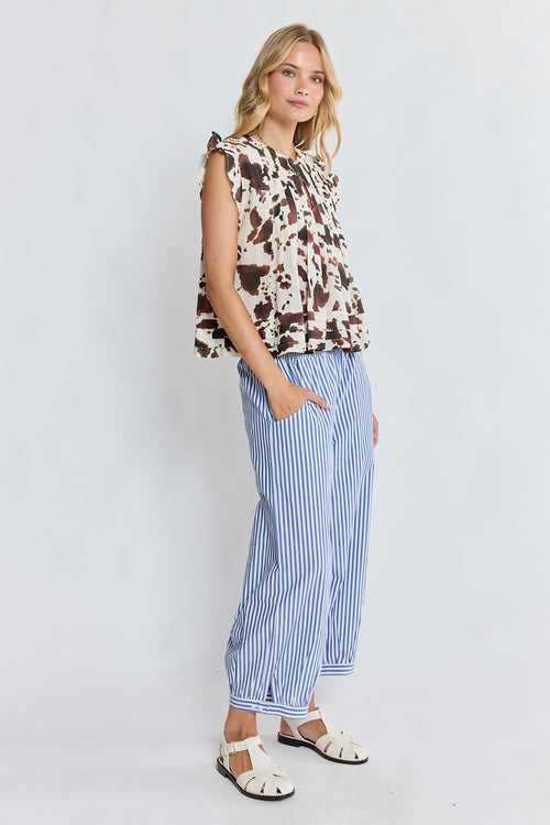 LulaLife Sylvie Balloon Pant Stripe