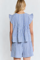 LulaLife Sylvie Top Stripe