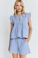 LulaLife Sylvie Top Stripe
