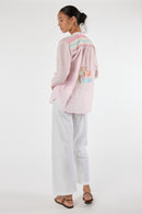LulaLife Trixie Beach Shirt Pink