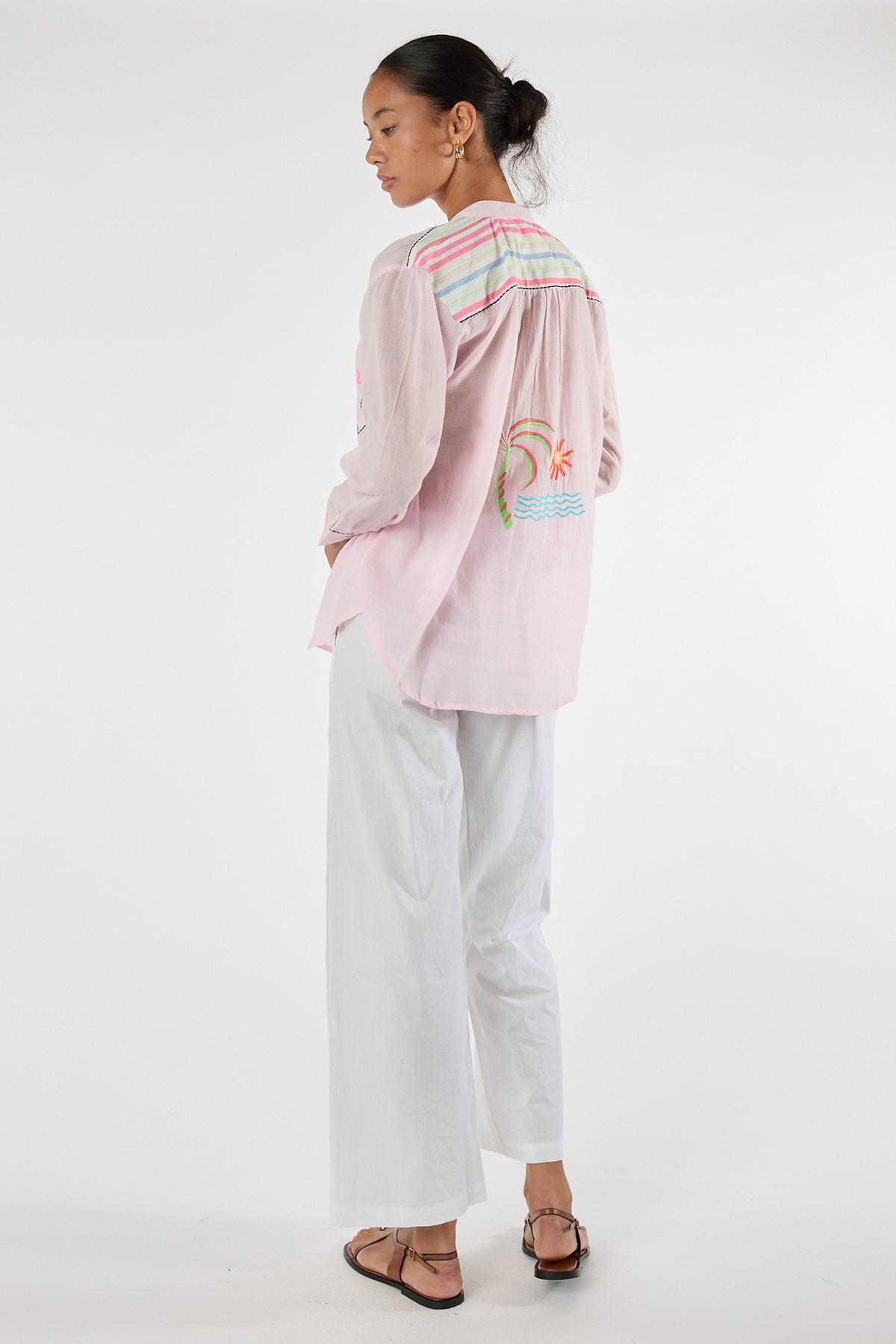 LulaLife Trixie Beach Shirt Pink