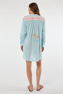 LulaLife Trixie Beach Shirtmaker Blue