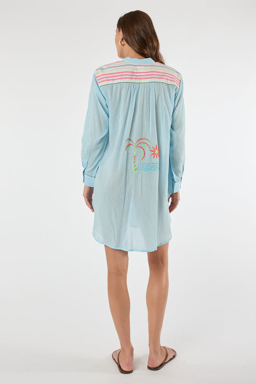 LulaLife Trixie Beach Shirtmaker Blue
