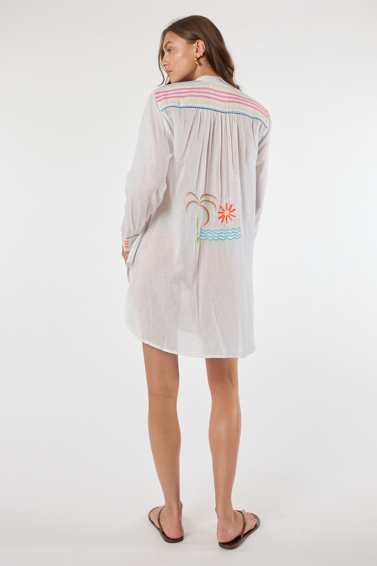 LulaLife Trixie Beach Shirtmaker White