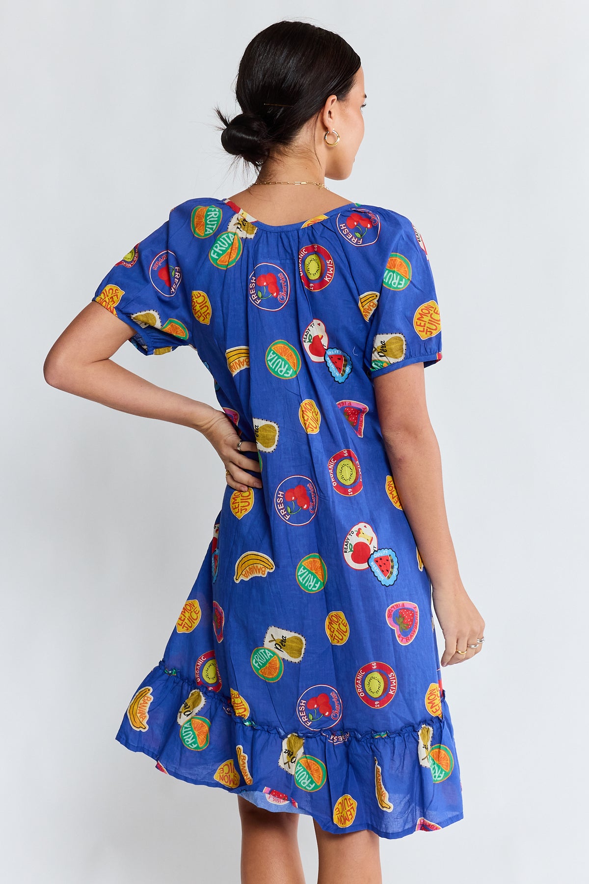 LulaLife Tutti Fruiti Dress Ocean