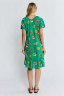 LulaLife Tutti Fruiti Dress Sea