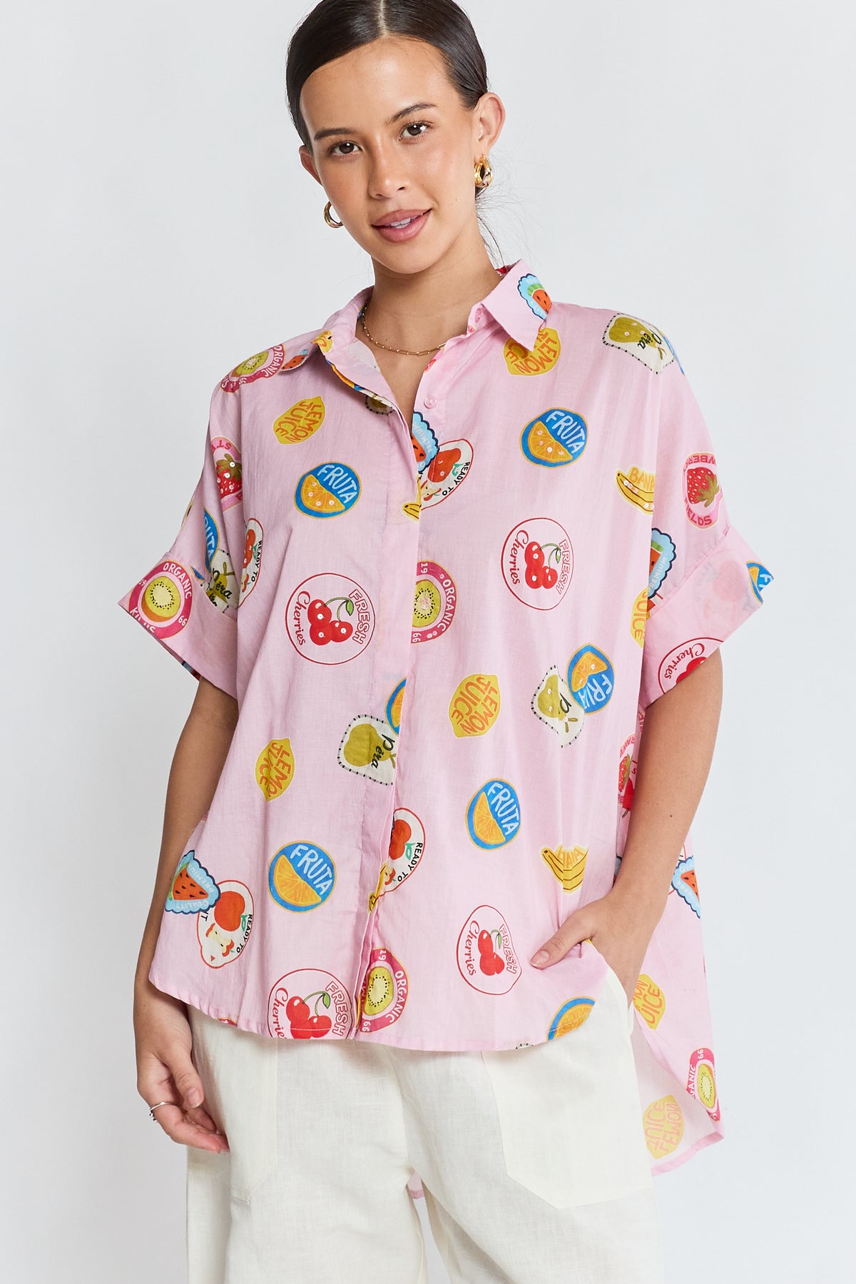 LulaLife Tutti Fruiti Shirt Musk