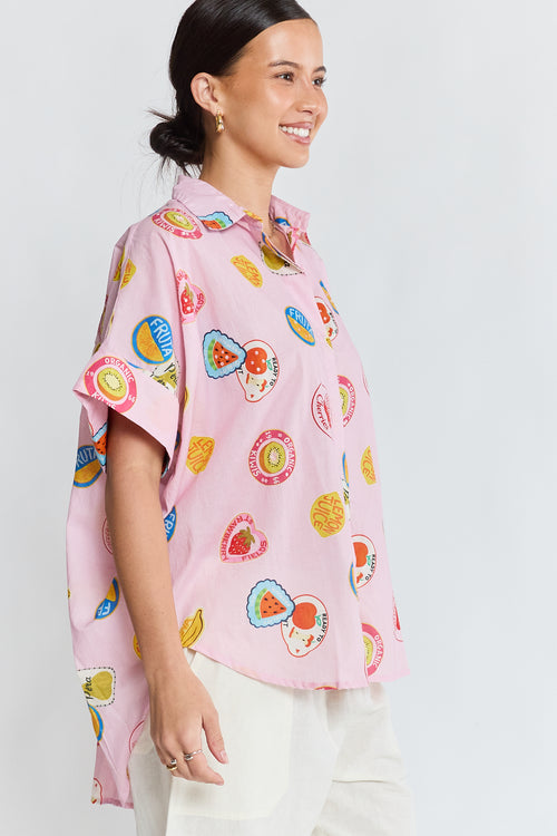 LulaLife Tutti Fruiti Shirt Musk