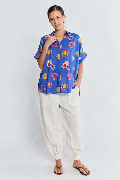 LulaLife Tutti Fruiti Shirt Ocean