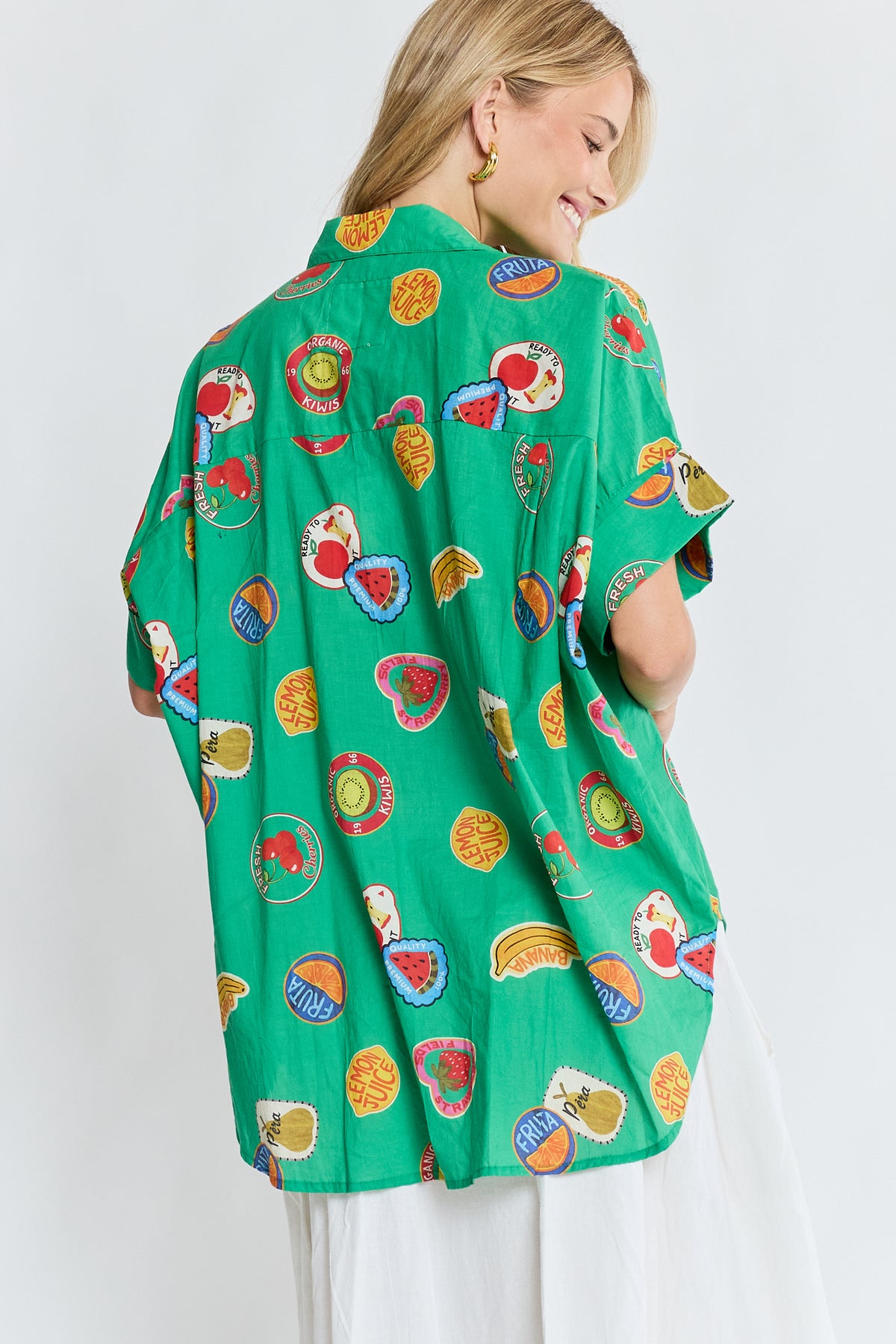 LulaLife Tutti Fruiti Shirt Sea