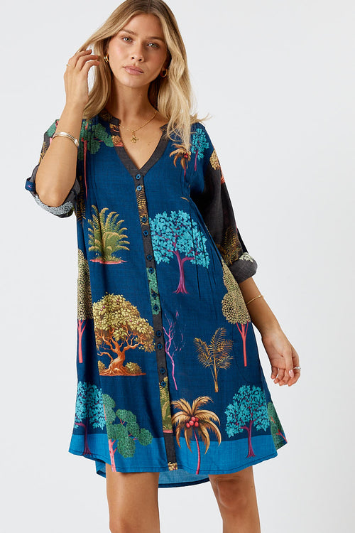 LulaLife Wanda Button Dress