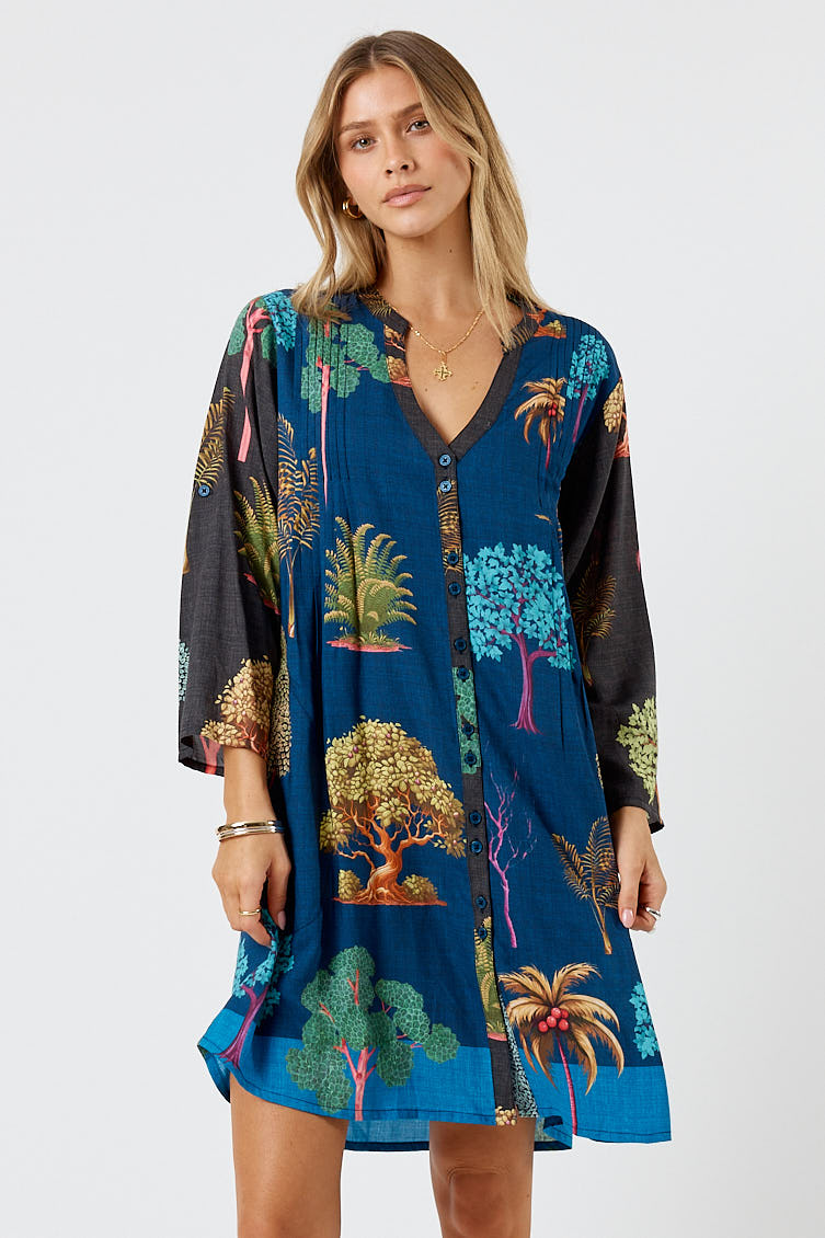 LulaLife Wanda Button Dress