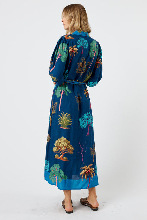 LulaLife Wanda Midi Navy