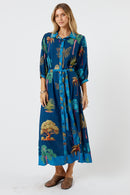 LulaLife Wanda Midi Navy