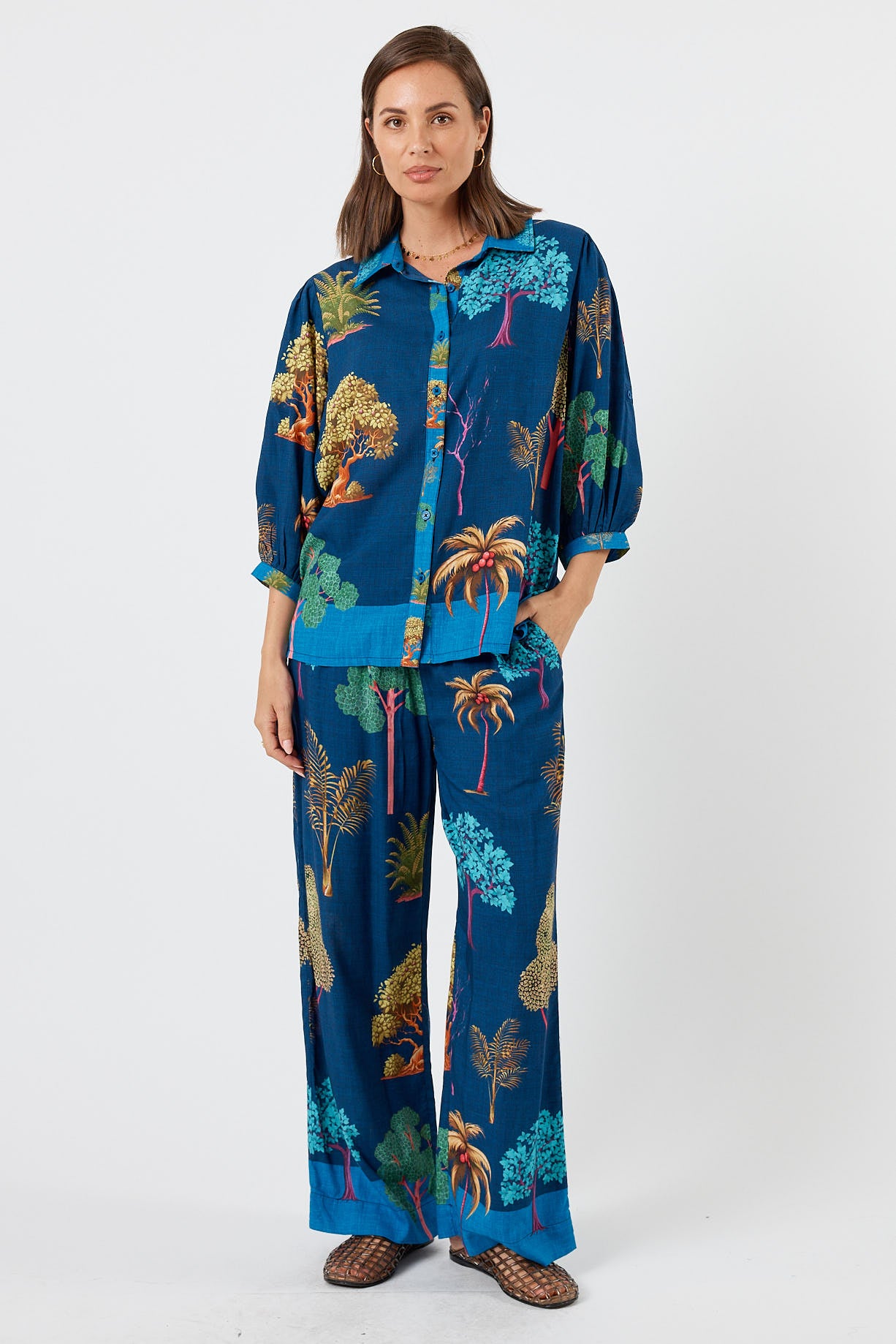 LulaLife Wanda Pant Navy