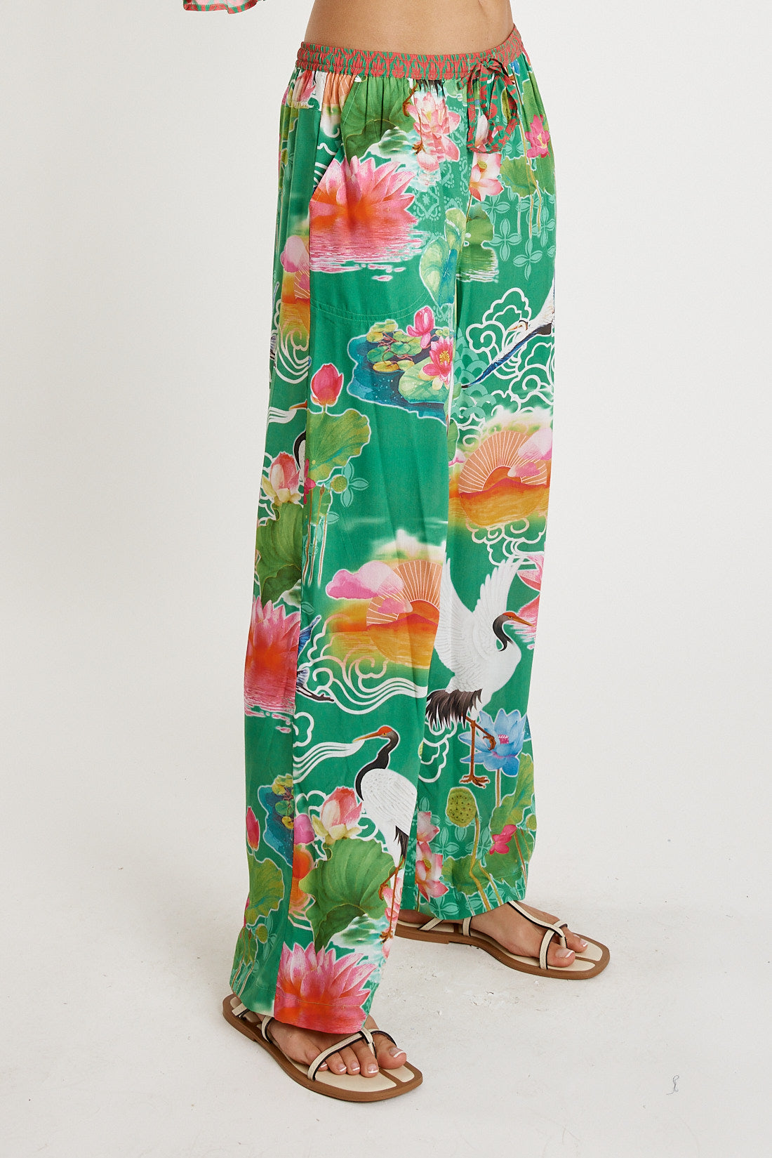 LulaLife Akiko Pant Sea
