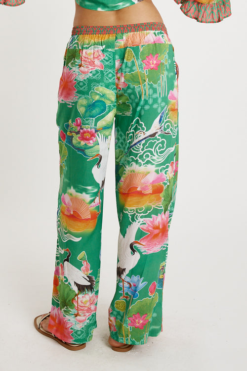 LulaLife Akiko Pant Sea