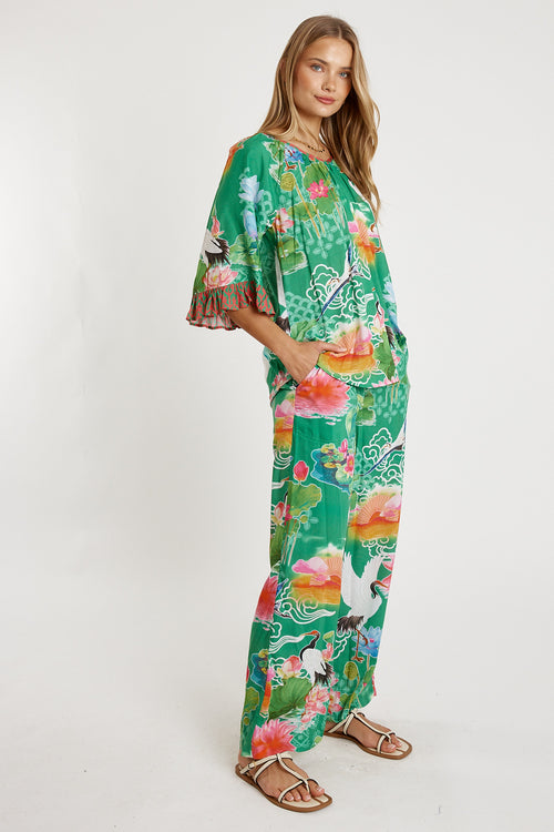 LulaLife Akiko Pant Sea