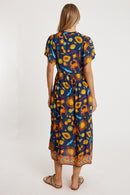 LulaLife Aliyah Midi Navy
