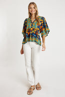 LulaLife Aliyah Top Navy