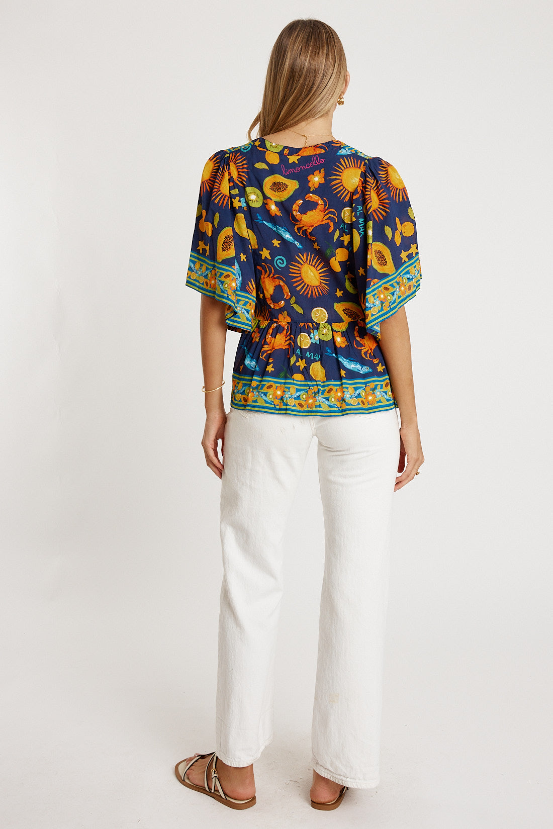 LulaLife Aliyah Top Navy