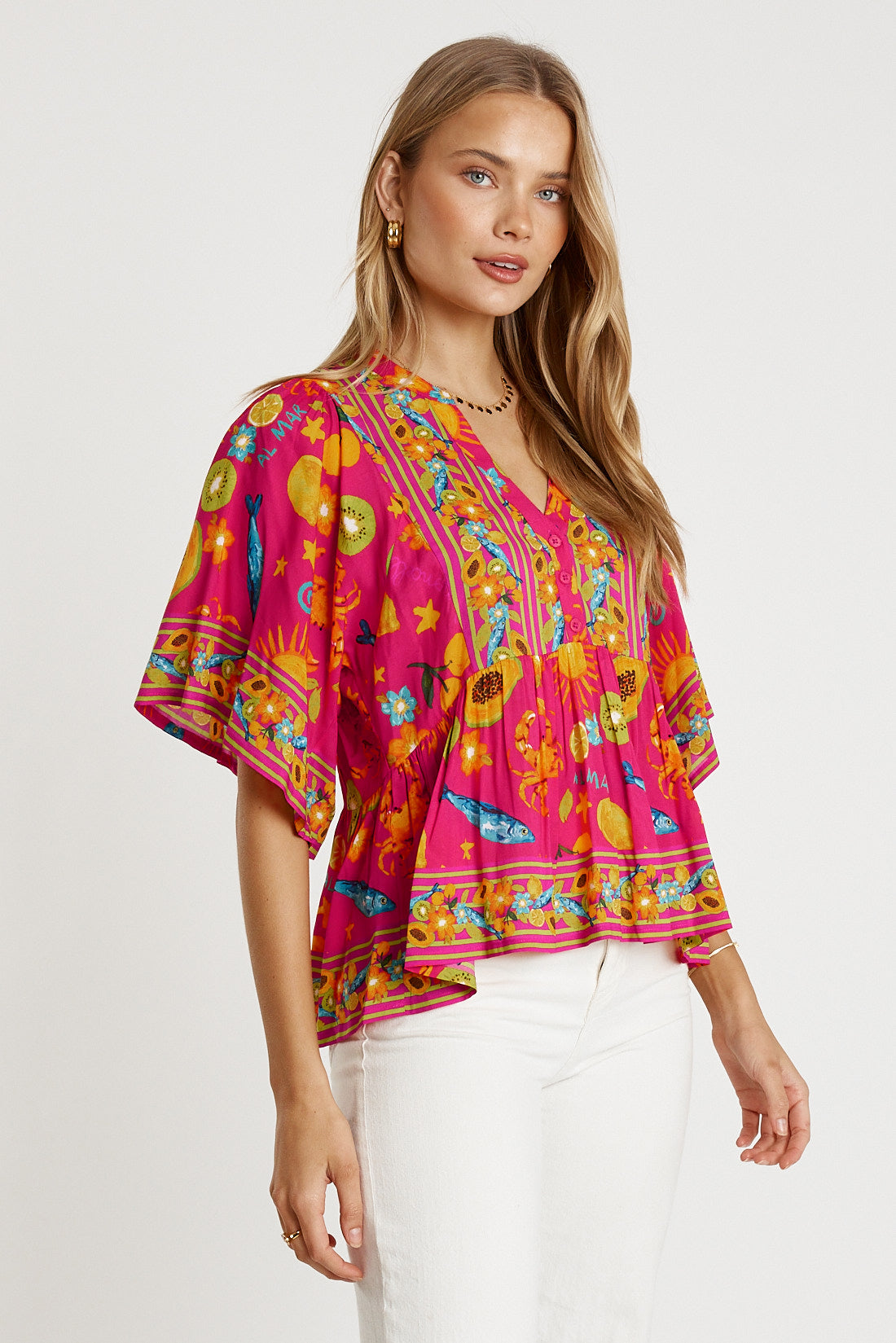 LulaLife Aliyah Top Pink