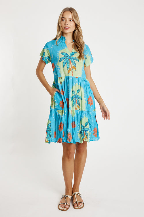 LulaLife Anaya Dress Lagoon