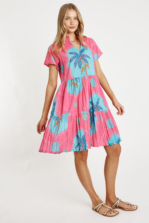 LulaLife Anaya Dress Pink