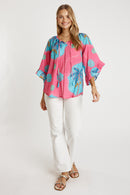 LulaLife Anaya Top Pink