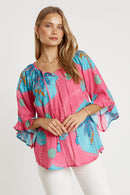 LulaLife Anaya Top Pink