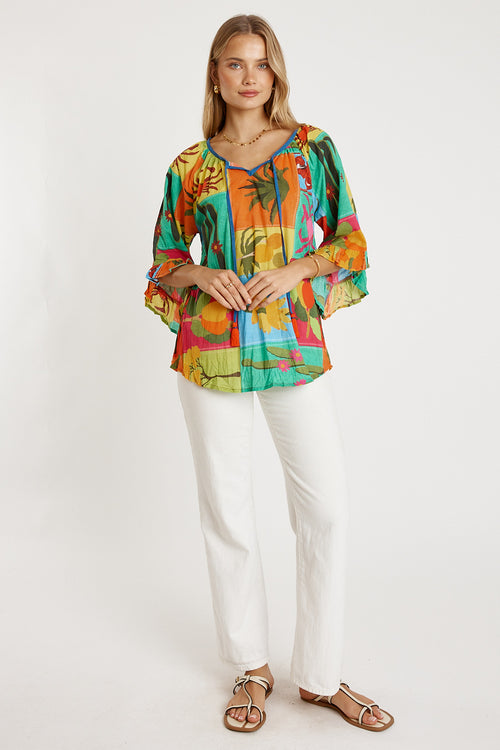 LulaLife Cactus Top Print