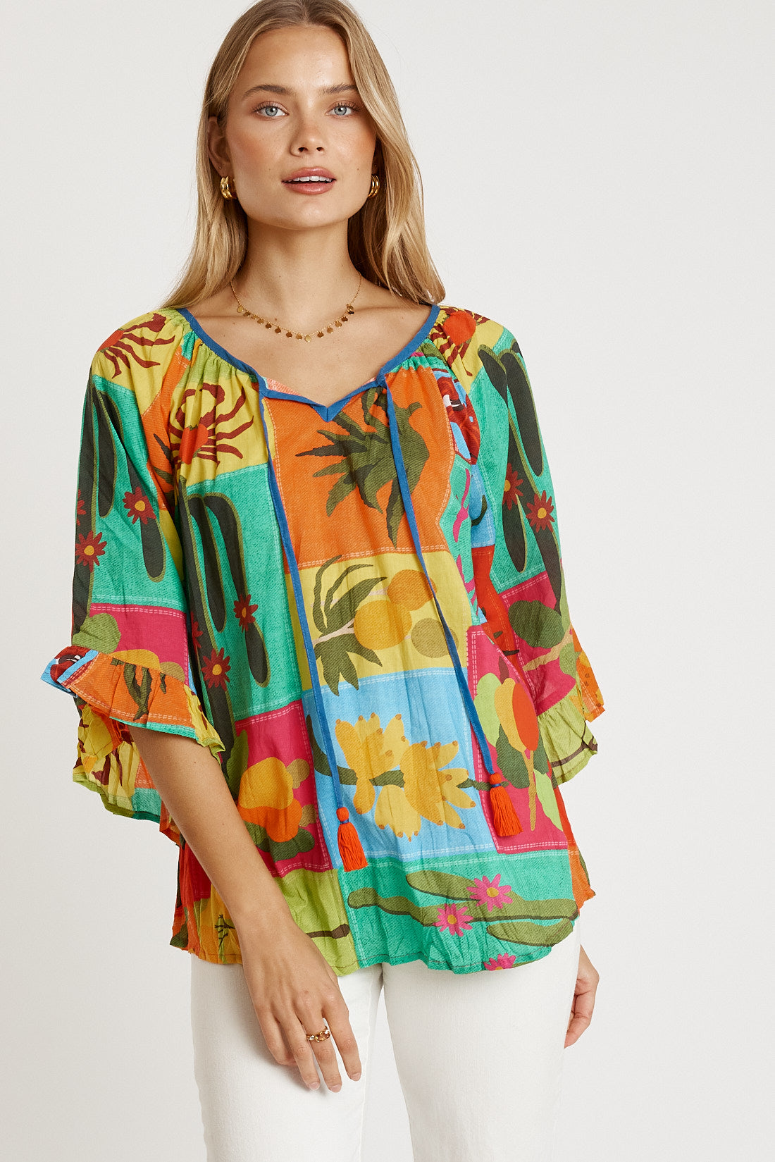 LulaLife Cactus Top Print