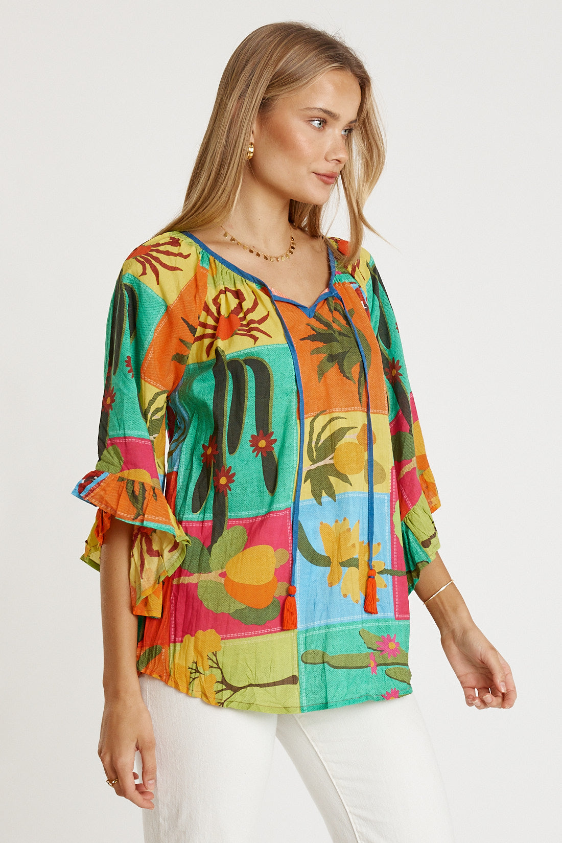 LulaLife Cactus Top Print
