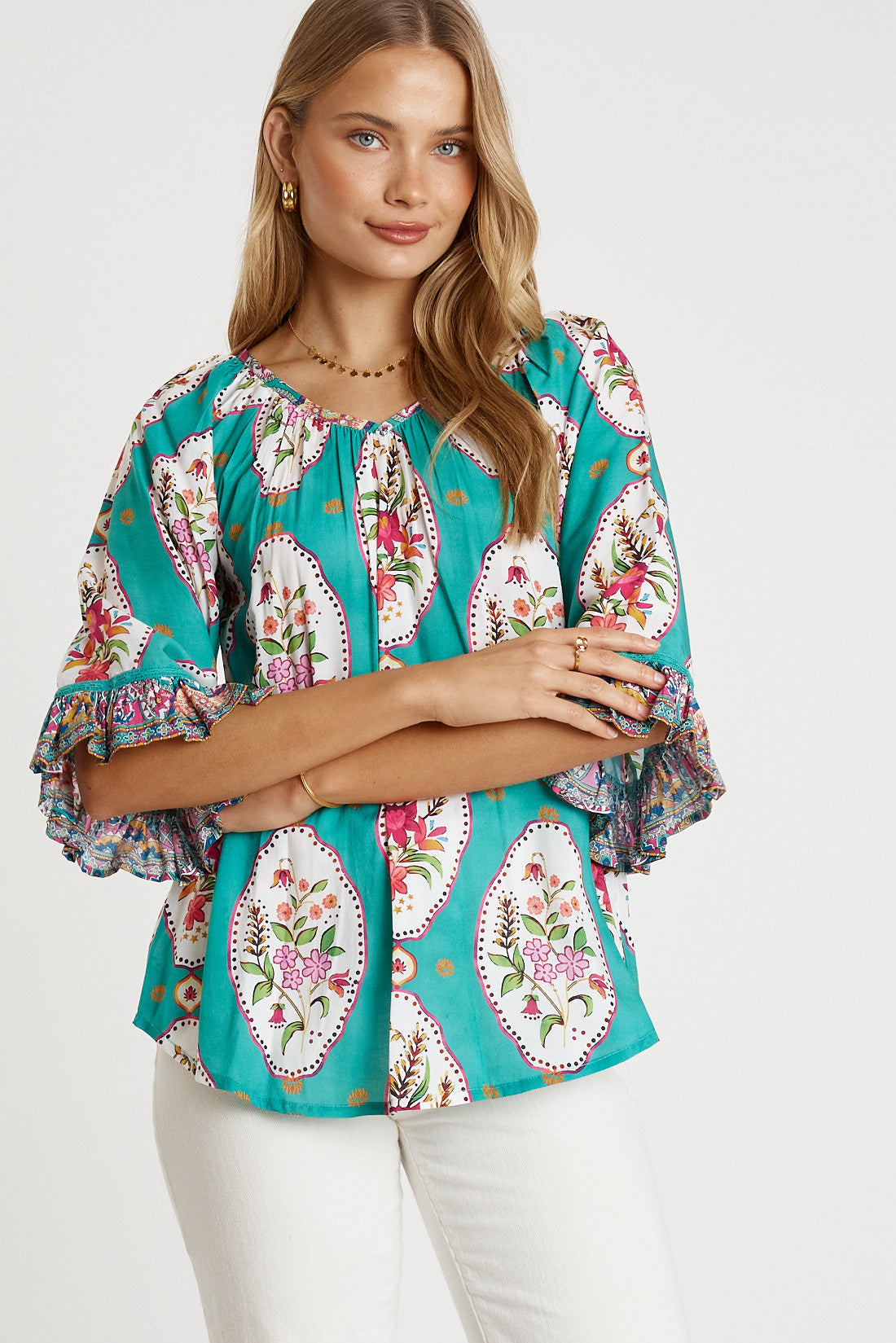 LulaLife Imogen Top Mist