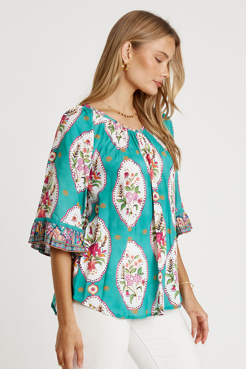 LulaLife Imogen Top Mist